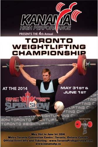 Дата проведения Toronto Weightlifting Championships 2014