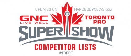 Точный список участников 2014 IFBB Toronto Pro