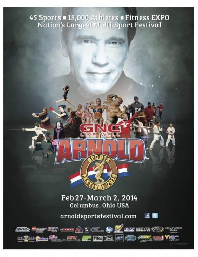 Расписание 1-го мероприятий Arnold Sports Festival 2014