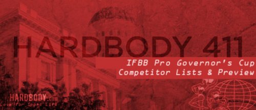 Анонс и список участников 2014 IFBB Governors Cup