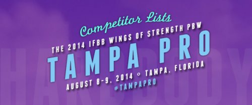 Список участников 2014 IFBB Tampa Pro