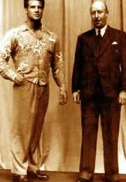 Стив и Джордж Уолш на "Мистер Мир", 1948 год
